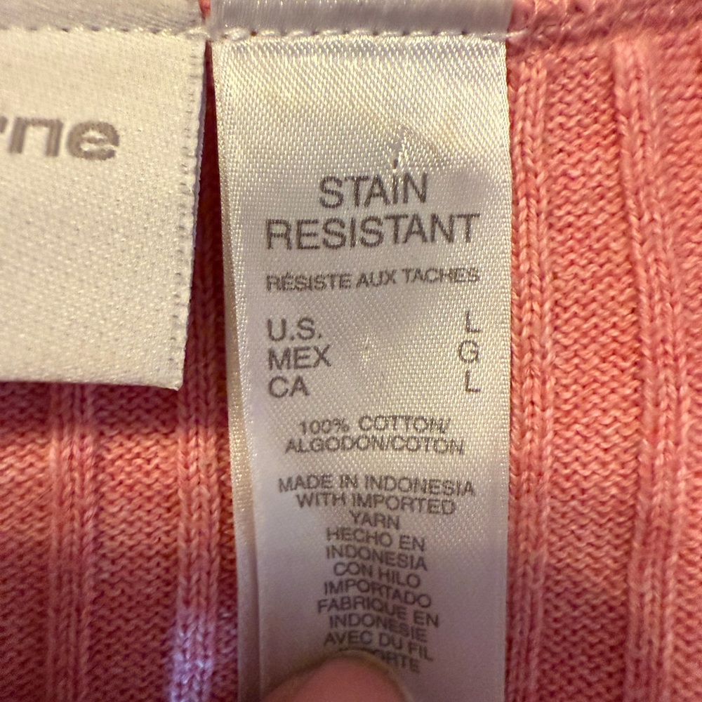 Women's Ribbed Sweater - Pink - Picture 3 of 3